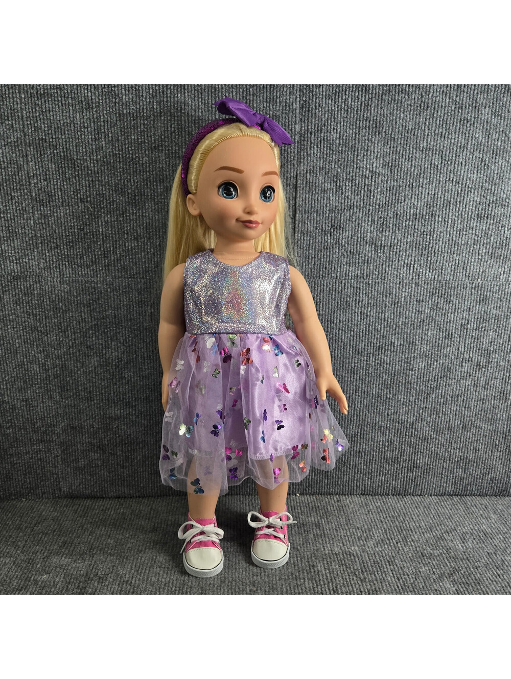 Disney Illy 4 Ever Purple Dress Doll Blonde Hair 18 Inch